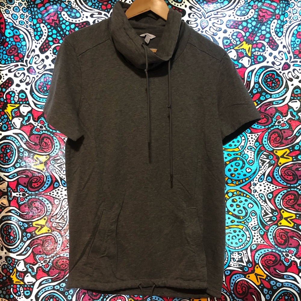 “Slim” Clavin Klein Ruffle Neck Shirt